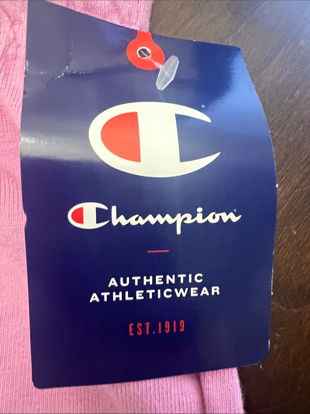 Champion Pink Elastic-Waist Athletic Shorts - Picture 3 of 6